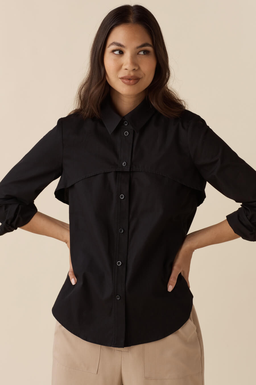 The Two Piece Poplin Shirt