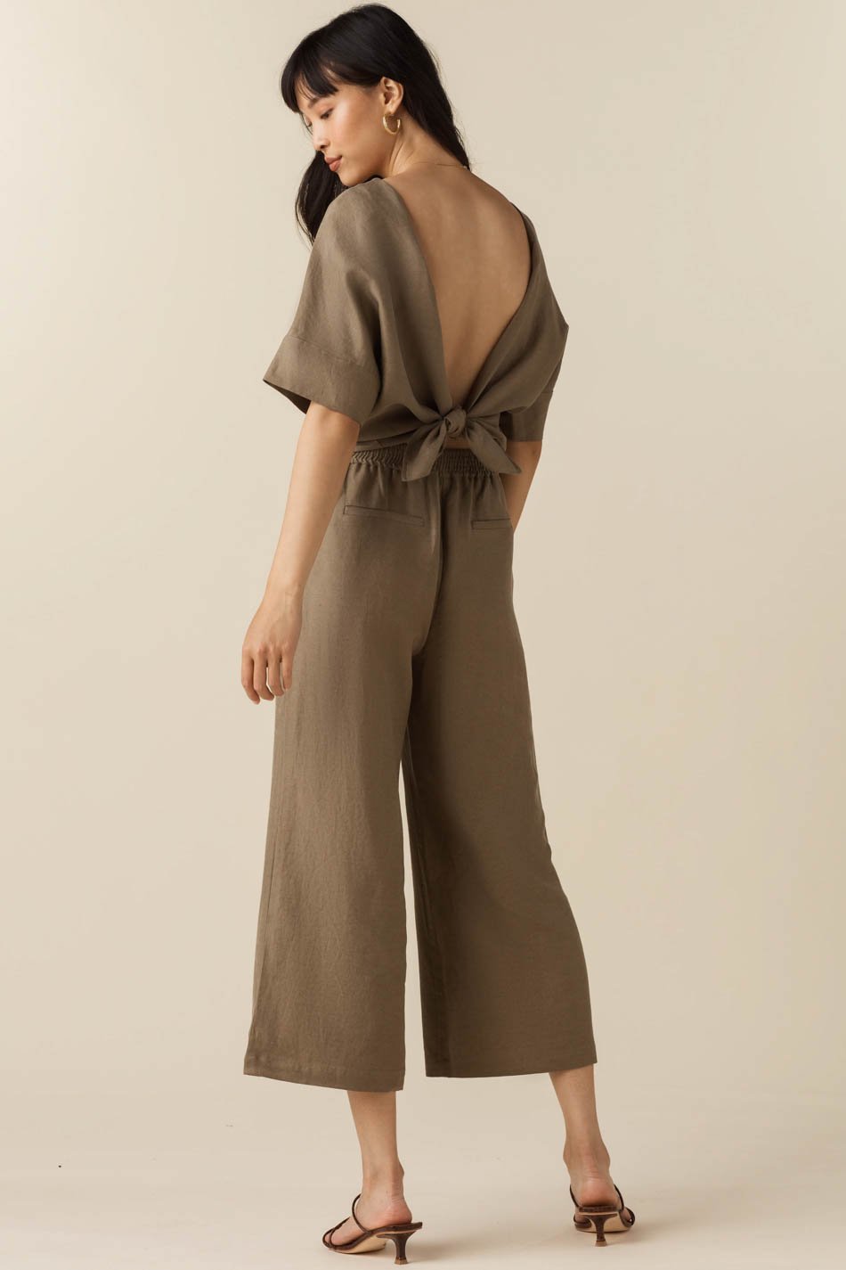 The Elastic Waist Wide Leg Pant - Limited Edition