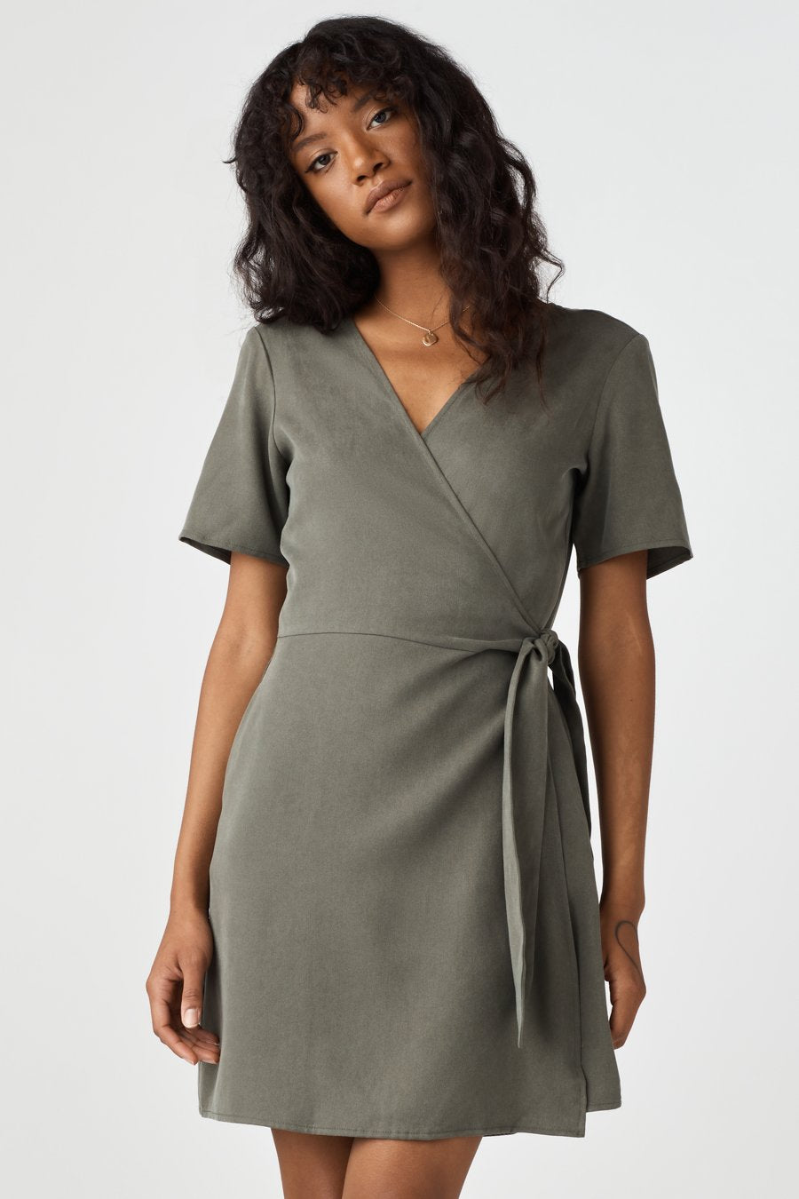 The Short Wrap Dress